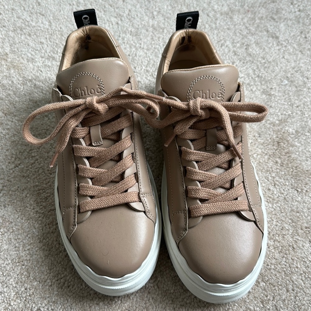 Chloe Lauren Scalloped Sneaker